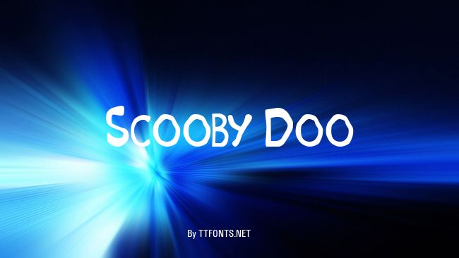 Scooby Doo example